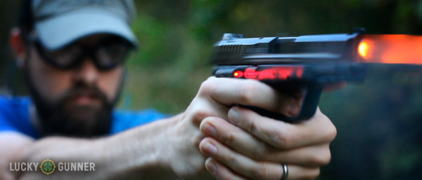 S&W M&P9c with Crimson Trace Grip