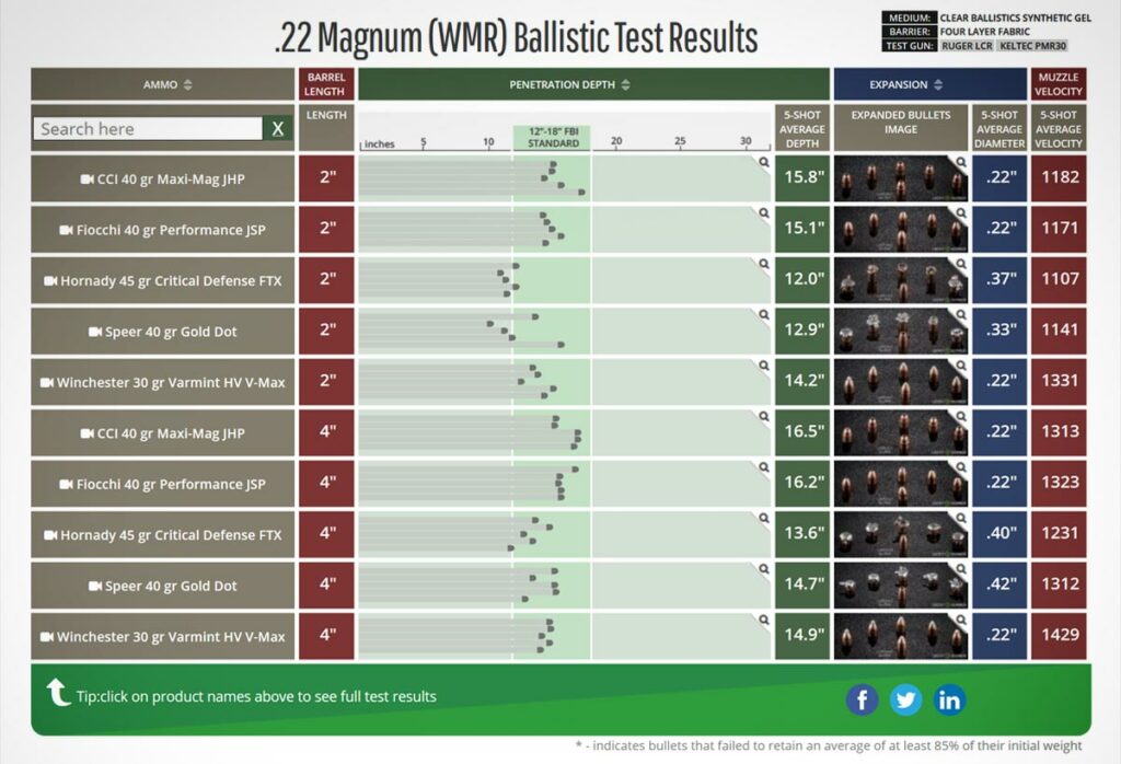 The Best 22LR And 22 Magnum Ammo For Self Defense