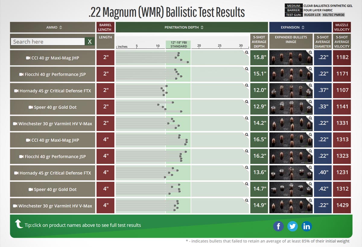 The Best .22LR and .22 Magnum Ammo for Self-Defense