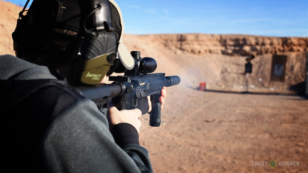 Firing a full auto suppressed Daniel Defense 300 BLK