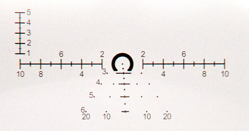 Leupold D-EVO reticle closeup