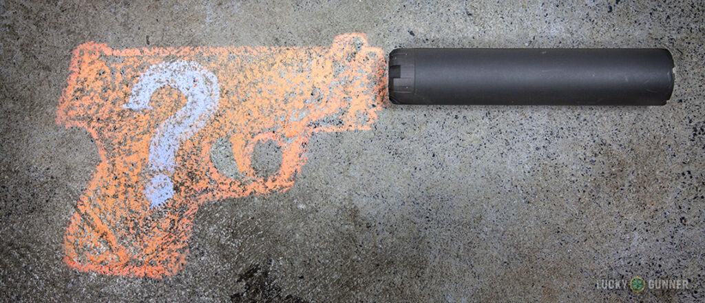 Compact 22LR suppressor host