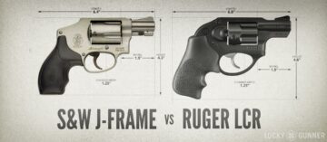 Smith & Wesson J-frame Versus Ruger LCR