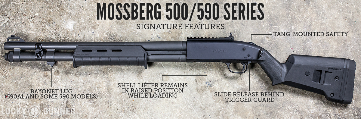 Mossberg 500 series features