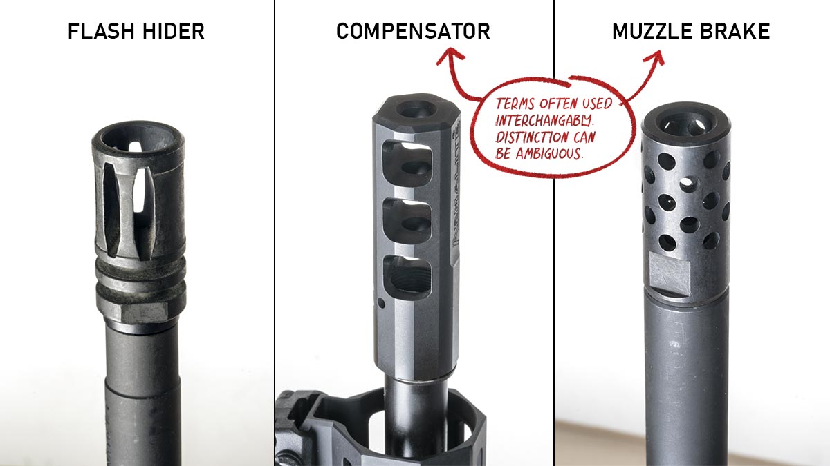 Muzzle Devices for ARs and other rifles