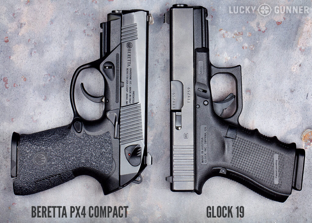 Beretta PX4 Compact and Glock 19