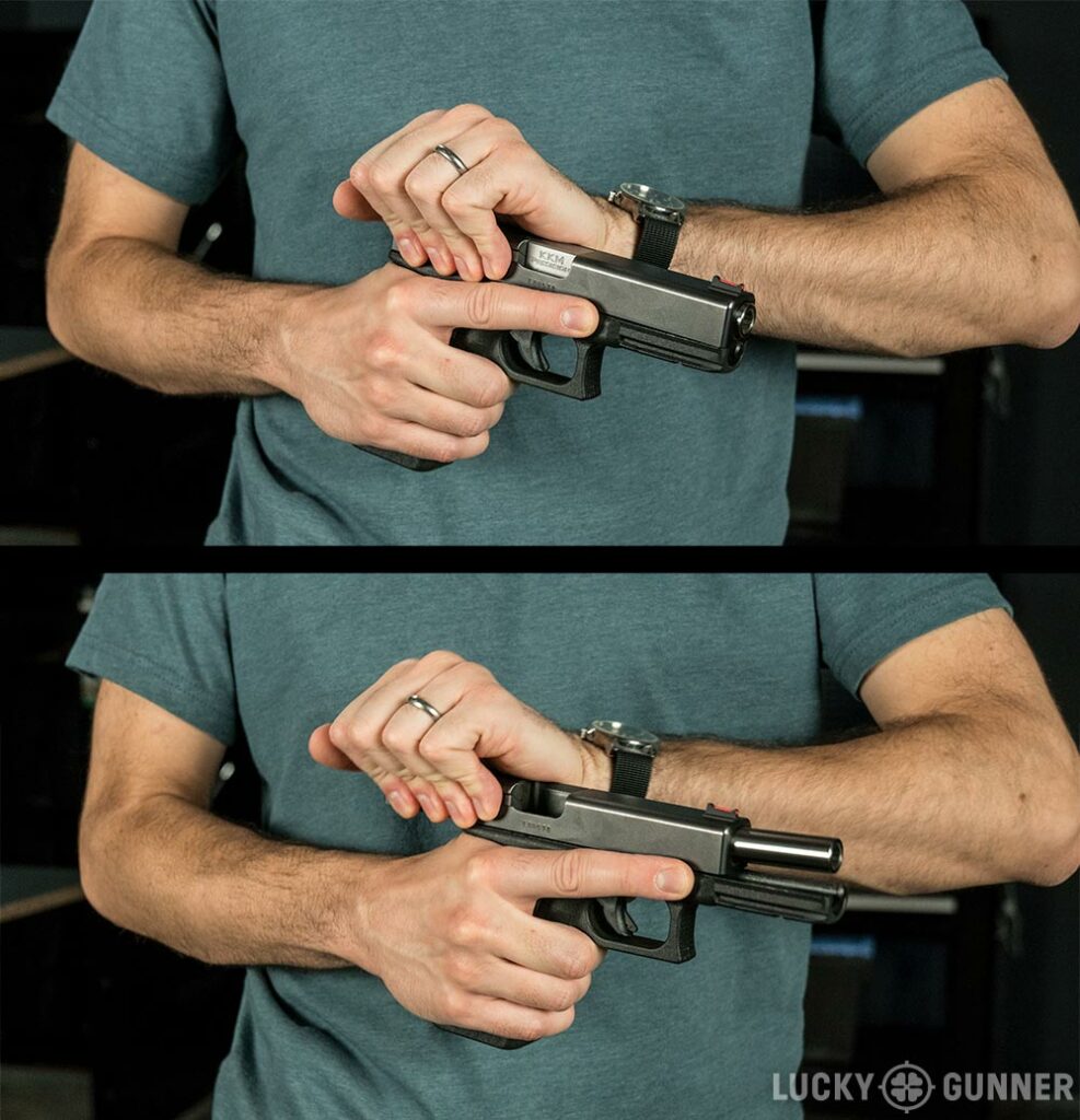 How to Use a Semi-Automatic Pistol: Part 1 - Lucky Gunner Lounge